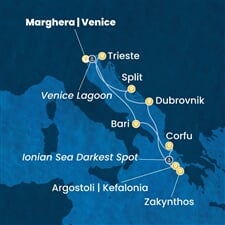 Costa Deliziosa - Itálie, Řecko (z Benátek)
