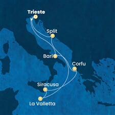 Costa Deliziosa - Itálie, Řecko, Malta (z Terstu)