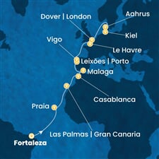 Costa Diadema - Brazílie, Španělsko, Maroko, Portugalsko, Francie, ... (Fortaleza)