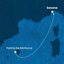 Costa Diadema - Itálie, Španělsko (ze Savony)