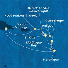 Costa Favolosa - Nizozemské Antily, Dominikán.rep. (Pointe-a-Pitre)