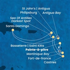 Costa Favolosa - Nizozemské Antily, Dominikán.rep. (Pointe-a-Pitre)