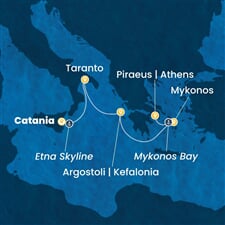 Costa Fascinosa - Itálie, Řecko (Catania)