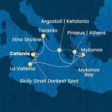 Costa Fascinosa - Itálie, Řecko, Malta (Catania)