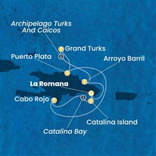 Costa Fascinosa - Dominikán.rep., Turks a Caicos (z La Romana)