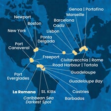 Costa Fascinosa - Dominikán.rep., Nizozemské Antily, Bahamy, USA, Portugalsko, ... (z La Romana)