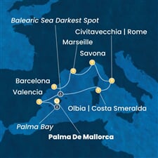 Costa Pacifica - Španělsko, Itálie, Francie (Palma de Mallorca)