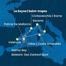 Costa Pacifica - Španělsko, Itálie (Saint Tropez)