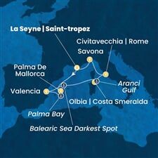 Costa Pacifica - Španělsko, Itálie (Saint Tropez)