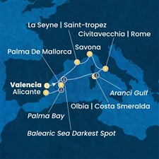 Costa Pacifica - Španělsko, Itálie (Valencie)