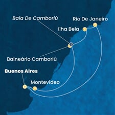 Costa Serena - Argentina, Uruguay, Brazílie (Buenos Aires)
