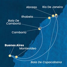 Costa Serena - Argentina, Uruguay, Brazílie (Buenos Aires)