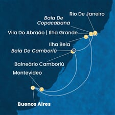 Costa Serena - Argentina, Uruguay, Brazílie (Buenos Aires)