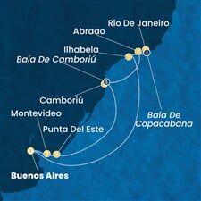 Costa Serena - Argentina, Uruguay, Brazílie (Buenos Aires)
