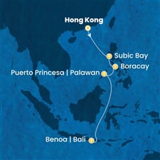 Costa Serena - Čína, Filipíny, Indonésie (z Hongkongu)