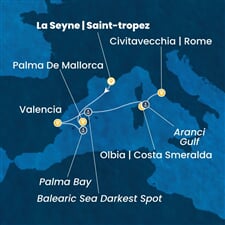 Costa Pacifica - Španělsko, Itálie (Saint Tropez)