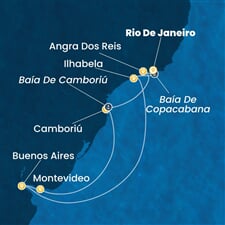 Costa Serena - Brazílie, Argentina, Uruguay (z Rio de Janeira)