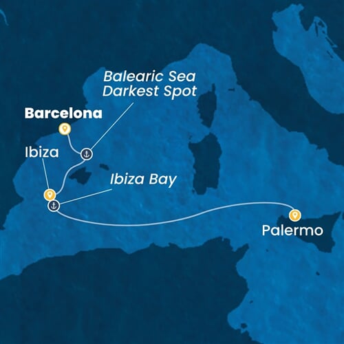 Trasa plavby CSM-BCN03A59