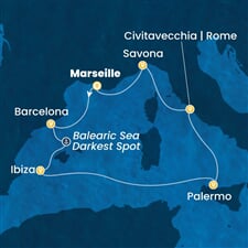 Costa Smeralda - Francie, Španělsko, Itálie (z Marseille)