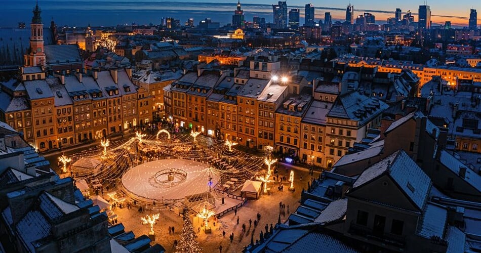 Foto - Adventní Varšava + SVĚTELNÁ SHOW V PALÁCI WILANÓW