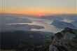 Východ slunce z hotelu Pilatus Kulm