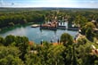 termální jezero Hevíz, jen pár set metrů od našeho hotelu