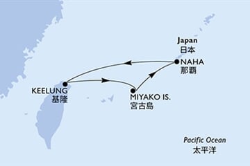 MSC Bellissima - Japonsko, Tchajwan (Naha)