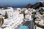 Hotel Santorini Palace: fotografie vybavení exteriérů a interiérů ubytování.