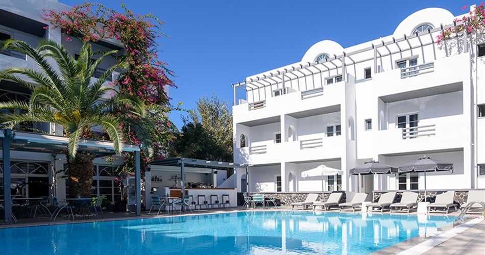 Hotel Afroditi Venus Beach Resort: fotografie vybavení exteriérů a interiérů ubytování.
