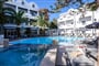 Hotel Afroditi Venus Beach Resort: fotografie vybavení exteriérů a interiérů ubytování.
