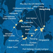 Costa Deliziosa - Čína, Vietnam, Thajsko, Singapur, Malajsie, ... (z Hongkongu)