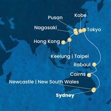 Costa Deliziosa - Austrálie, Japonsko, Jižní Korea, Čína (ze Sydney)