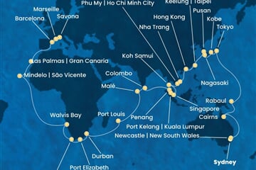 Costa Deliziosa - Austrálie, Japonsko, Jižní Korea, Čína, Vietnam, ... (ze Sydney)
