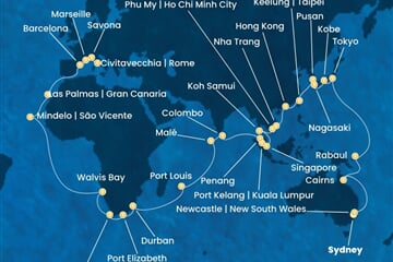 Costa Deliziosa - Austrálie, Japonsko, Jižní Korea, Čína, Vietnam, ... (ze Sydney)