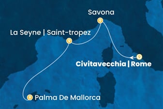 Costa Pacifica - Itálie, Španělsko (z Civitavecchie)