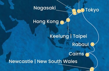 Costa Deliziosa - Austrálie, Japonsko, Jižní Korea, Čína (ze Sydney)