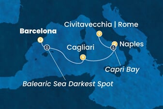 Costa Toscana - Španělsko, Itálie (z Barcelony)