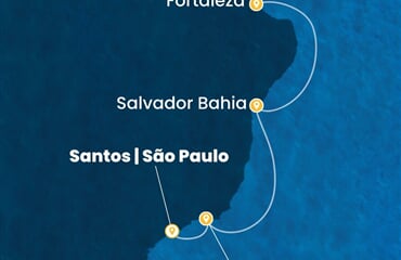 Costa Diadema - Brazílie (Santos)