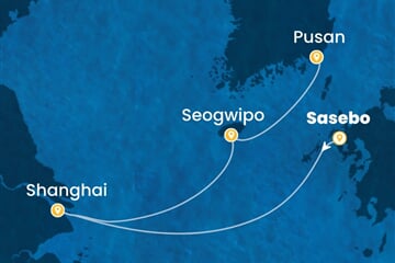 Costa Serena - Japonsko, Čína, Jižní Korea (Sasebo)