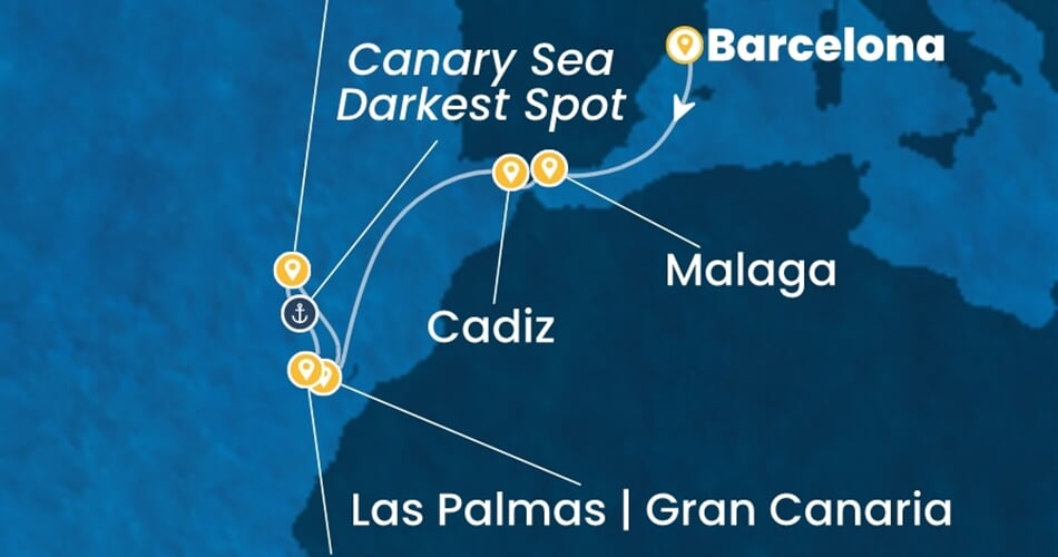 Trasa plavby CSM-BCN08A11