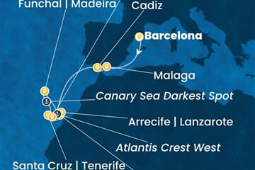 Costa Smeralda - Španělsko, Portugalsko (z Barcelony)