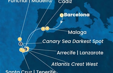 Costa Smeralda - Španělsko, Portugalsko (z Barcelony)