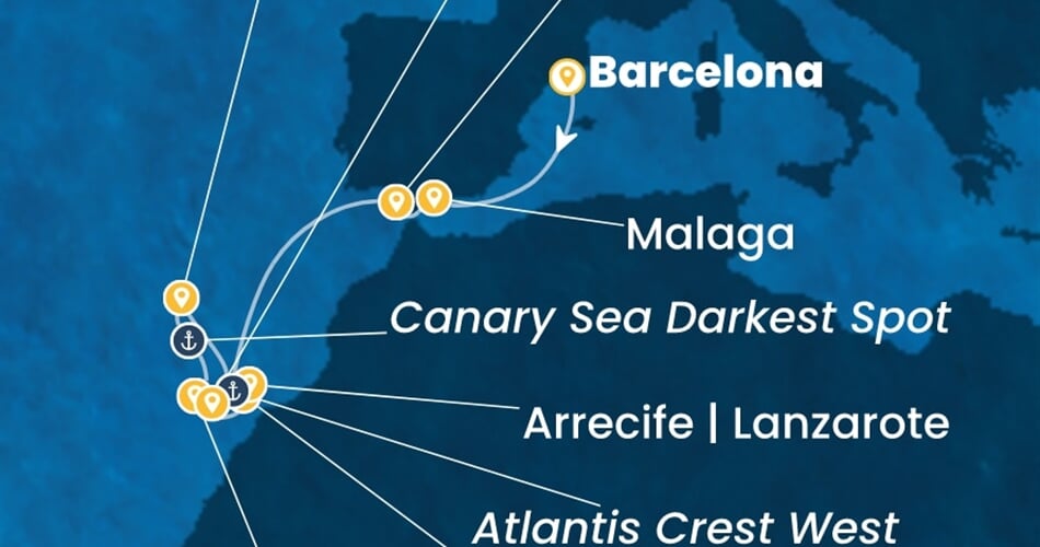 Trasa plavby CSM-BCN12A1E