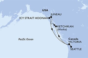 MSC Poesia - USA, Kanada (Seattle)