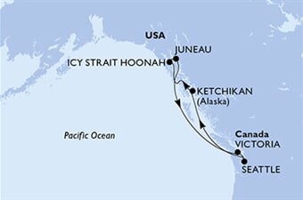 MSC Poesia - USA, Kanada (Seattle)