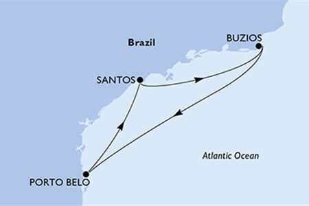 MSC Divina - Brazílie (Santos)