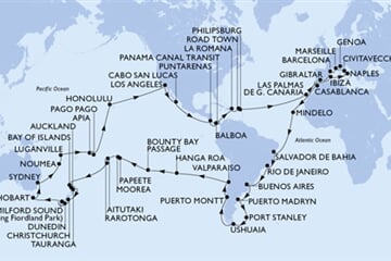 MSC Magnifica - Itálie, Francie, Španělsko, Gibraltar, Maroko, ... (z Janova)