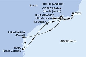 MSC Musica - Brazílie (Itajaí)