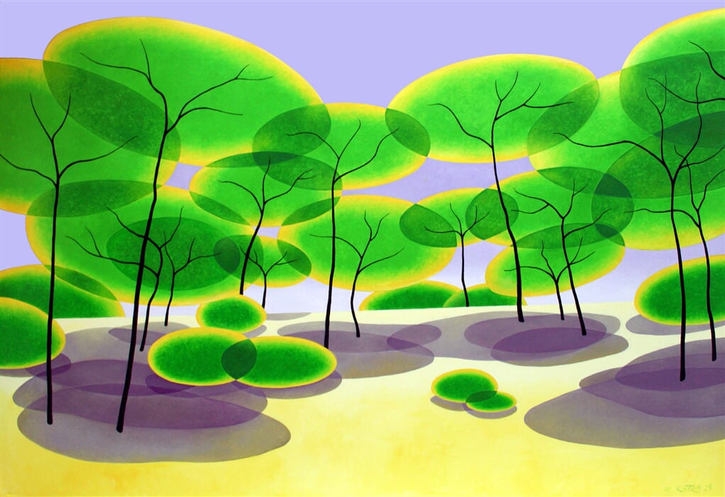 Z.Kutra Zahrada I 130x90cm 2025olej