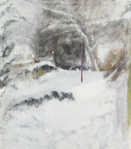 Zimní, 2019, olej na plátně, 115 x 110 cm